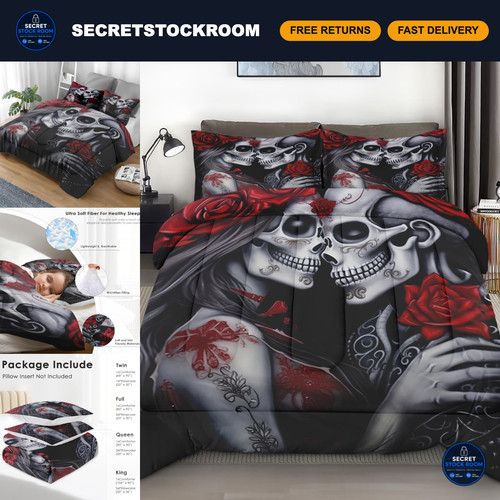 Queen comforter set pieces - set,,